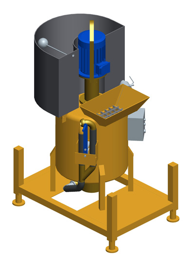 MODEL&CO, manufacturer of batch Colloidal mixer with water dosage tank equipment MAC for foundation engineering. MODEL&CO, manufacturer of foundation engineering equipment