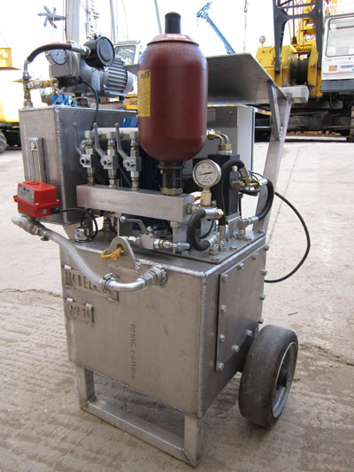 WP10, Packer inflation pump