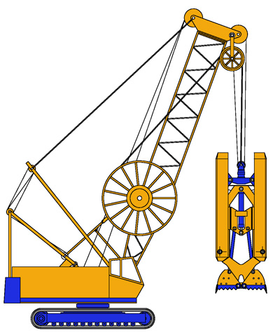 MODEL&CO, manufacturer of hydraulic diaphragm wall grab CHA for foundation engineering machinery. MODEL&CO, manufacturer of foundation engineering equipment