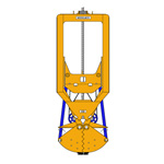 MODEL&CO, manufacturer of mechanical diaphragm wall grab CML300 for foundation engineering machinery. MODEL&CO, manufacturer of foundation engineering equipment