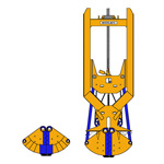 MODEL&CO, manufacturer of mechanical diaphragm wall grab CMS for foundation engineering machinery. MODEL&CO, manufacturer of foundation engineering equipment