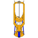 MODEL&CO, manufacturer of mechanical diaphragm wall grab CMSP for foundation engineering machinery. MODEL&CO, manufacturer of foundation engineering equipment