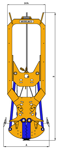 MODEL&CO, manufacturer of mechanical diaphragm wall grab CMSP for foundation engineering machinery. MODEL&CO, manufacturer of foundation engineering equipment