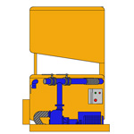 M16A, Batch mud mixer with water tank