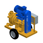 P160E, Electric mud pump for circulation