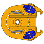 MODEL&CO, manufacturer of Continuous Flight Auger (CFA) rotary head BC10 BC15 for foundation engineering. MODEL&CO, manufacturer of foundation engineering equipment