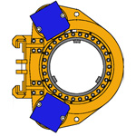 MODEL&CO, manufacturer of rotary head for bored piles R4S for foundation engineering. MODEL&CO, manufacturer of foundation engineering equipment