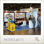 Model&Co shows at equipment exhibition <i>INTERMAT</i> (Paris, France)