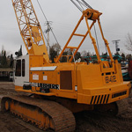 Used Liebherr HS842HD crawler rope excavator with high line pull