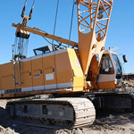 Used Liebherr HS873HD crawler rope excavator with high line pull