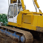 Used Klemm GH75 H pile rig machine. Used engineering foundation equipment for piling rigs for large diameter boring